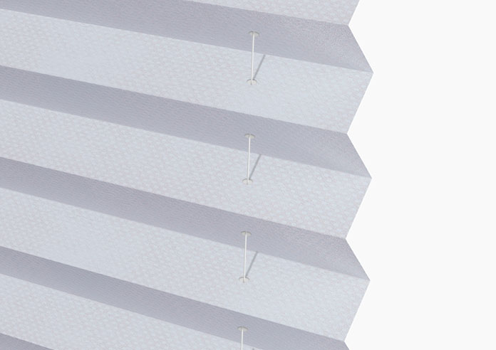 Pleated (Blackout), Pearl White - Perfect Fit Blind - Image 4